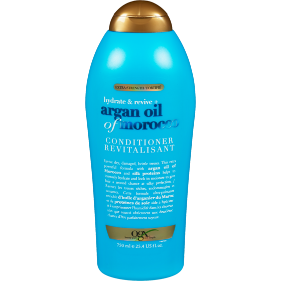 Ogx Extra Strength Hydrate & Revive + Argan Oil Of Morocco Conditioner 750 ml, $2.73/100ml