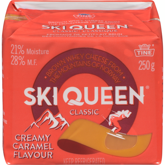 Ski Queen Brown Whey Cheese Classic Creamy Caramel Flavour 28% M.F. 250 g, $4.12/100g