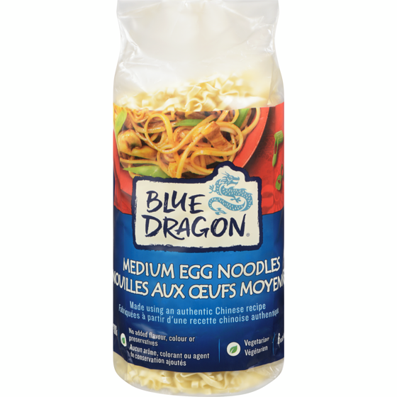 Blue Dragon Nouilles aux œufs moyennes 300 g, 1,16 $/100g
