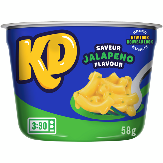 Kraft Bol de collations au macaroni et au fromage one jalapeno 58 g, 5,84 $/100g