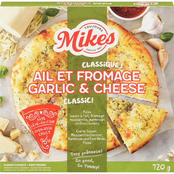 Mikes Pizza Garlic & Cheese 720 g, $1.67/100g