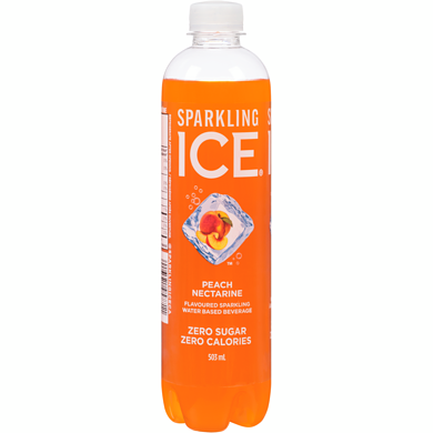 Sparkling Ice Peach Nectarine Sparkling Water 503 ml, $0.36/100ml