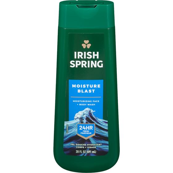 Irish Spring Moisture Blast Gel Douche pour Hommes 591 ml, 1,06 $/100ml