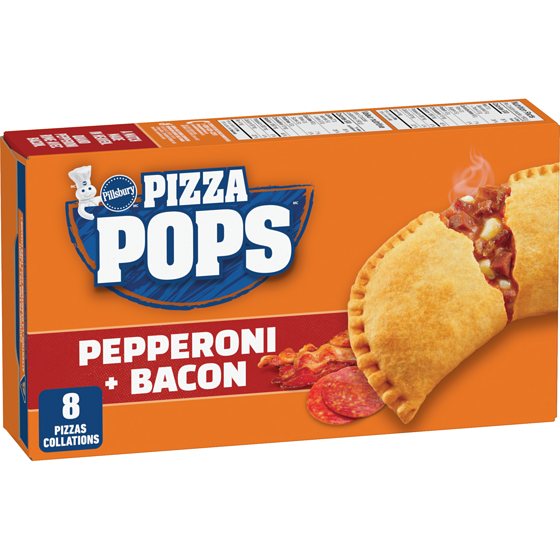 Pillsbury Pizza Pops Pepperoni et bacon 8ct 760 g, 0,92 $/100g