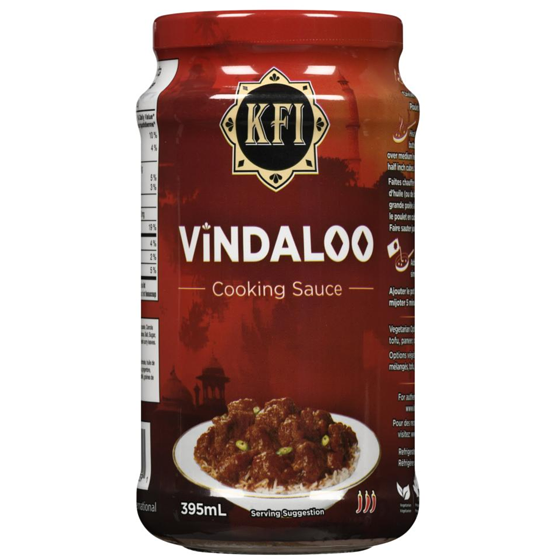 KFI Vindaloo cooking sauce 395 ml, $1.27/100ml