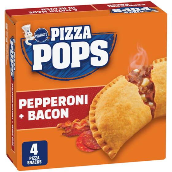 Pillsbury Pepperoni and Bacon Pizza Pops, 4CT 380 g, $1.31/100g