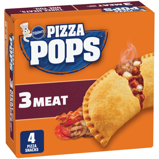 Pillsbury Frozen Pizza Snacks ,3 Meat, 4 ct 380 g, $1.31/100g
