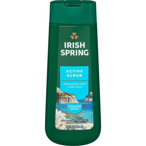 Irish Spring Active Scrub Body Wash for Men 591 ml, $0.98/100ml