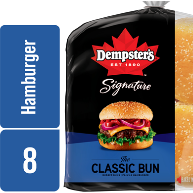Dempster Signature The Classic Burger Buns 616 g, $0.89/100g