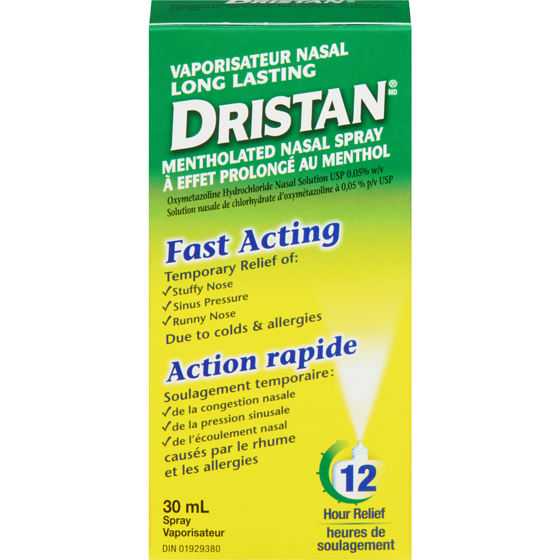 Dristan Long Lasting Menthol Spray 30 ml, $33.30/100ml