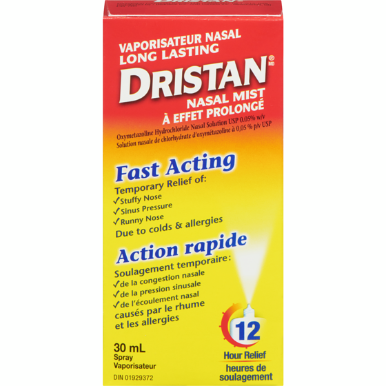 Dristan Long Lasting Nasal Mist 30 ml, $33.30/100ml