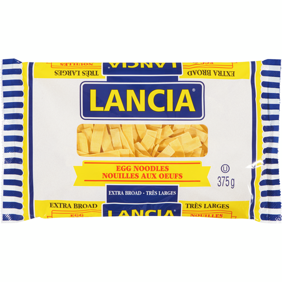 Lancia Egg Noodles Extra Broad 375 g, $1.01/100g