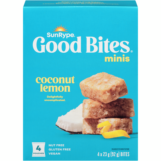 SunRype Good Bites MINIS Coconut Lemon MiniBites 92 g, $5.43/100g