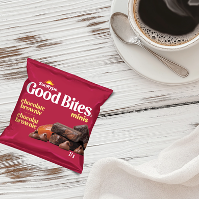 SunRype Good Bites MINIS Chocolate Brownie MiniBites - 108 g