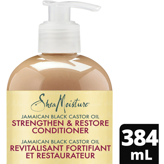 Shea Moisture Strengthen & Restore conditioner Jamaican Black Castor Oil with Shea Butter, 384 ml, $3.90/100ml