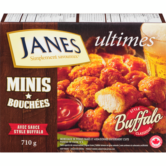 Janes Janes ultimes bouchees sans os buffalo 710 g, 2,39 $/100g