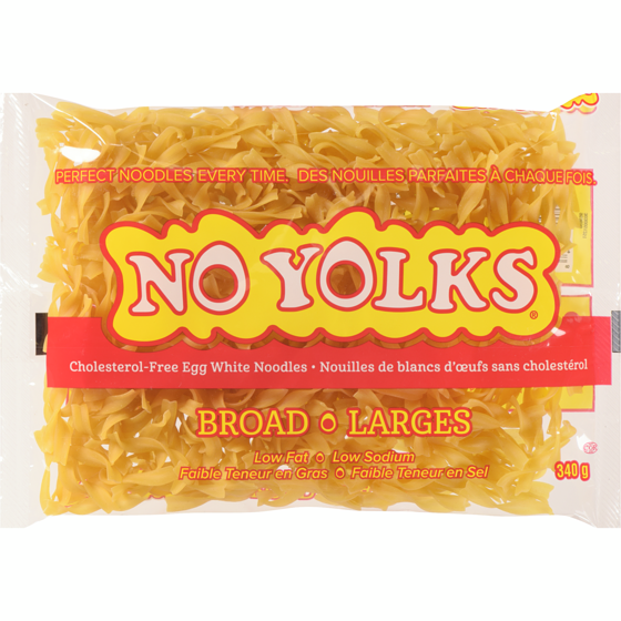 No Yolks Larges nouille 340 g, 1,11 $/100g