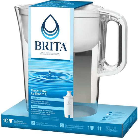 Brita Huron Pitch Bright White 1 ea, $39.00/1ea