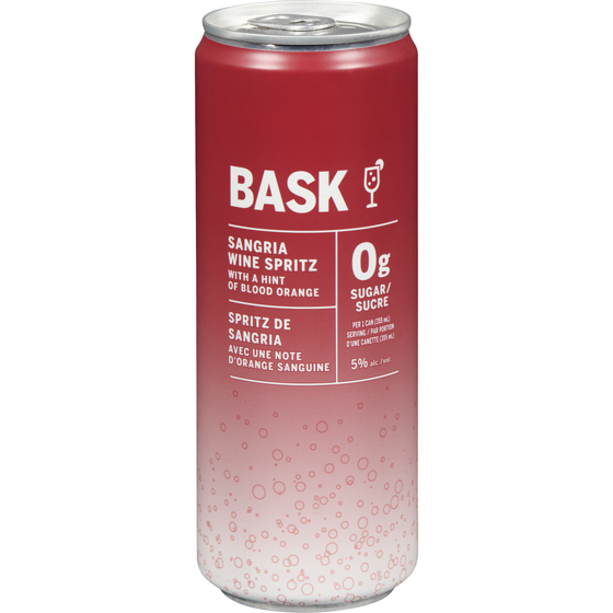 BASK Sparkling Wine Beverage Sangria Wine Spritz (ID required at pick-up) 355 ml, $1.14/100ml