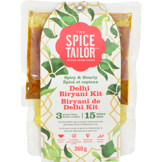 The Spice Tailor Moyen Biryani De Delhi Kit 360 g, 1,53 $/100g