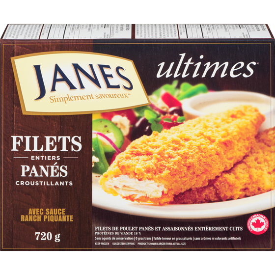 Janes Janes ultimes panes 720 g, 2,50 $/100g