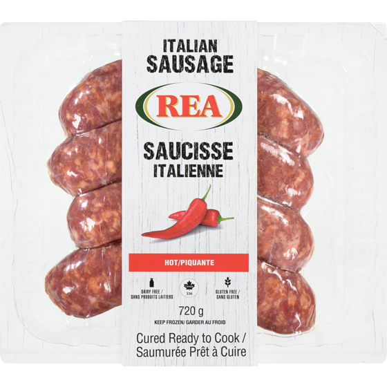 Rea Italian Sausage 720 g, $1.39/100g