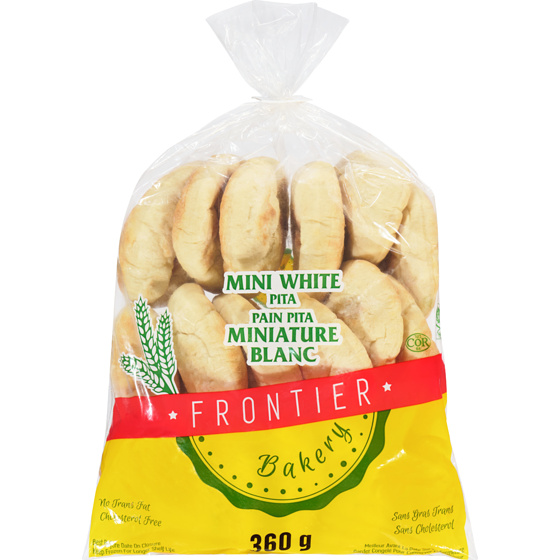 Frontier Bakery Mini White Pita 360 g, $0.91/100g