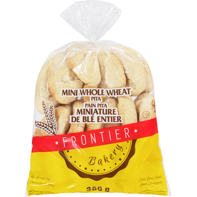 Frontier Bakery Mini Whole Wheat Pita 360 g, $0.91/100g