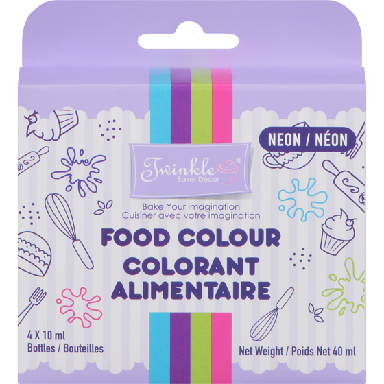 Twinkle Baker Decor Food Colour Neon 40 ml, $10.73/100ml