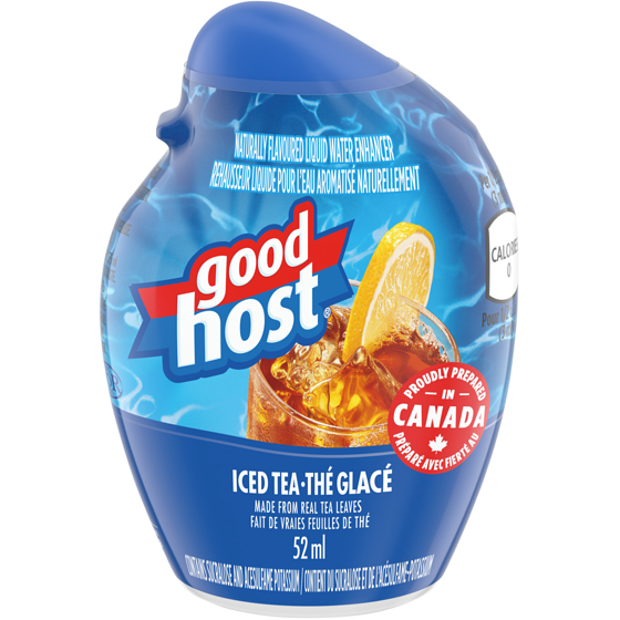 Goodhost Iced Tea Naturally Flavoured Liquid Water Enhancer 52 ml, $10.56/100ml