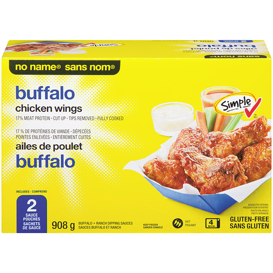 Sans Nom Ailes de poulet buffalo 2.1 kg, 1,09 $/100g