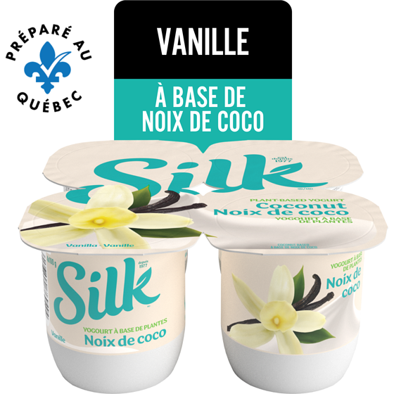 Silk Yogourt végétal à base de noix de coco, vanille, sans produits laitiers 100 g, 5,49 $/100g