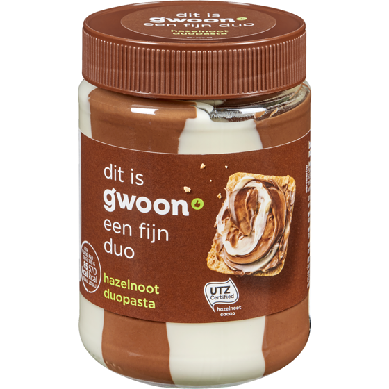 Gwoon Hazelnut Vanilla Duo Paste 400 ml, $1.75/100ml