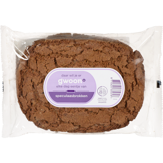 Gwoon Speculaas Chunks 375 g, 1,28 $/100g