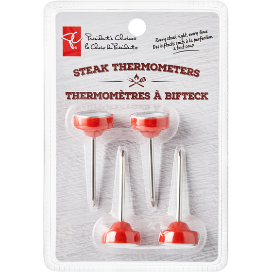 le Choix du Président Thermomètres à bifteck 1 ea, 11,50 $/1ch