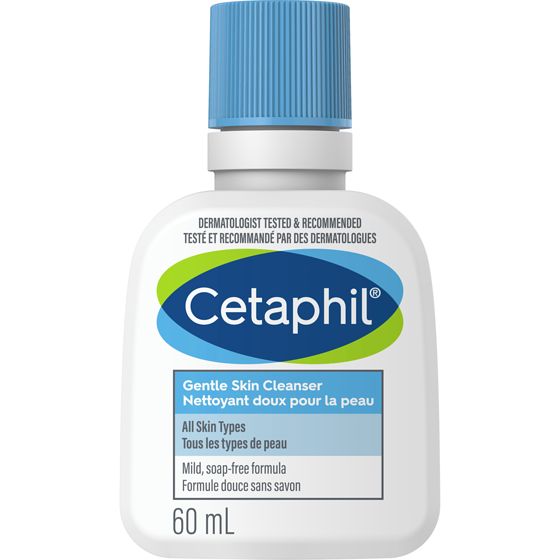 Cetaphil Nettoyant doux pour la peau tous les types de peau 60 ml, 6,65 $/100ml