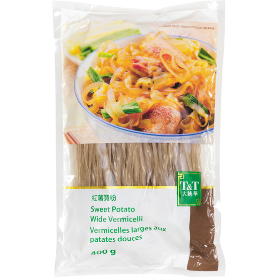 T&T Sweet Potato Vermicelli, Wide 400 g, $0.70/100g