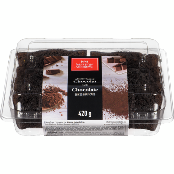 null Chocolate Sliced Loaf Cake 420 g, $1.55/100g