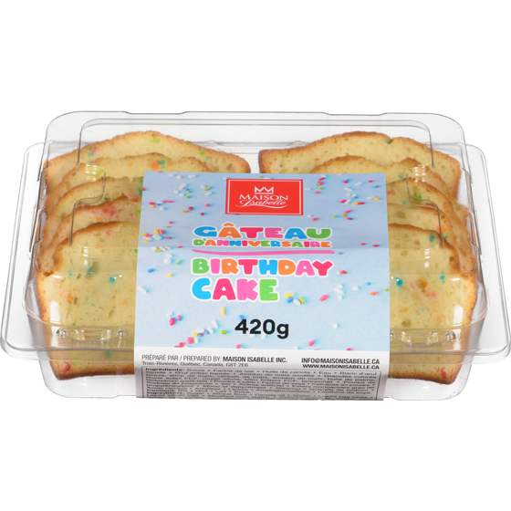 null Birthday Cake 420 g, $1.55/100g