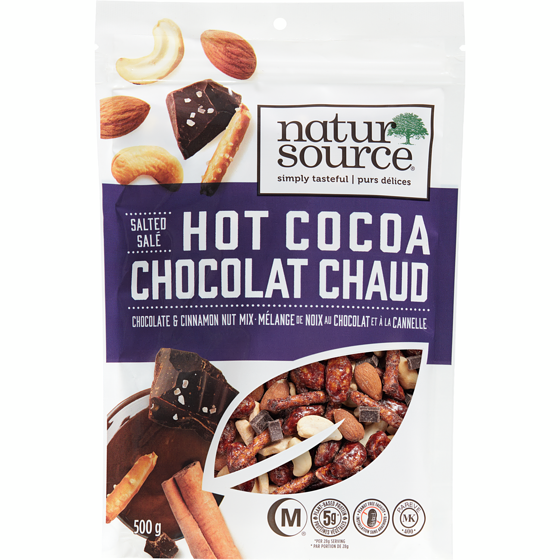 Natursource Chocolate & Cinnamon Nut Mix Salted Hot Cocoa 500 g, $3.40/100g