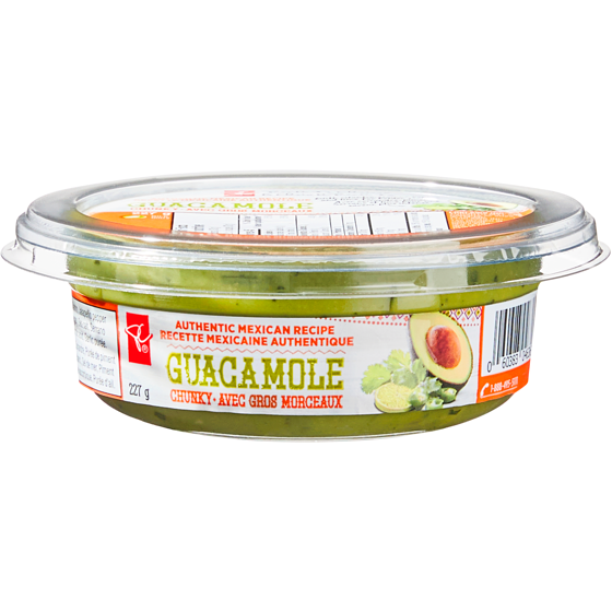 President's Choice Authentic Chunky Guacamole 227 g, $2.64/100g
