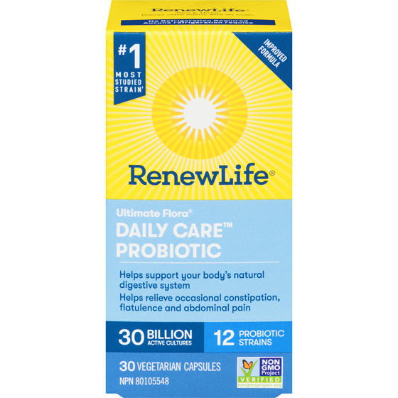 Renew Life Ultimate Flora Daily Care™ Probiotic, 30 Billion Active Cultures, 30 Vegetarian capsules 30 ea, $1.33/1ea