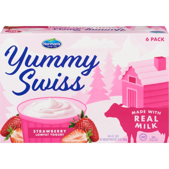 Norman Strawberry Lowfat Yogurt 680 g, $0.95/100g