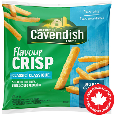 CAVENDISH FARMS FlavourCrisp Classic Fries 2 kg, $0.62/100g