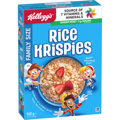 80' Kellogg's RICE KRISPIES Figure ケロッグ Kelloggs Rice Krispies Original - 560 g | Valumart