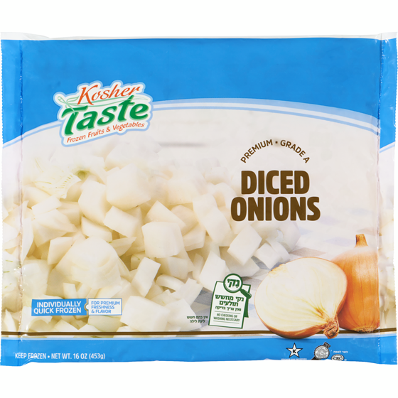Kosher Taste Diced Onions 454 g, $1.32/100g