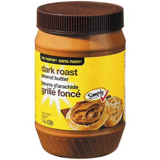 No Name Dark Roast Peanut Butter 1 kg, $0.60/100g