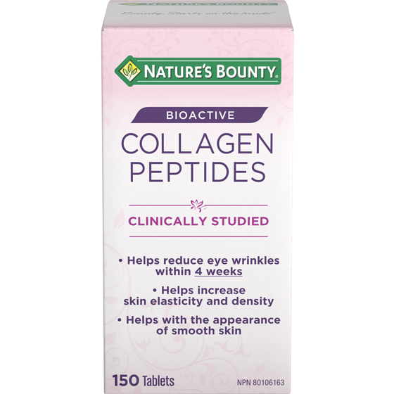 Nature's Bounty Collagen Peptides, Bioactive, Tablets 150 ea, $0.21/1ea