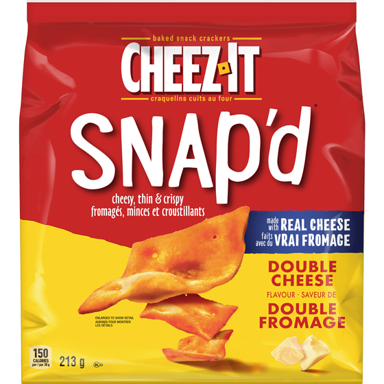 Cheez-It Crackers Double Cheese Flavour Snack 213 g, $2.35/100g