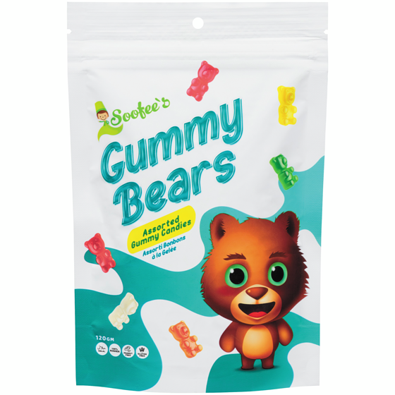 Soofee's Assorted Gummy Candies Gummy Bears 120 g, $1.67/100g